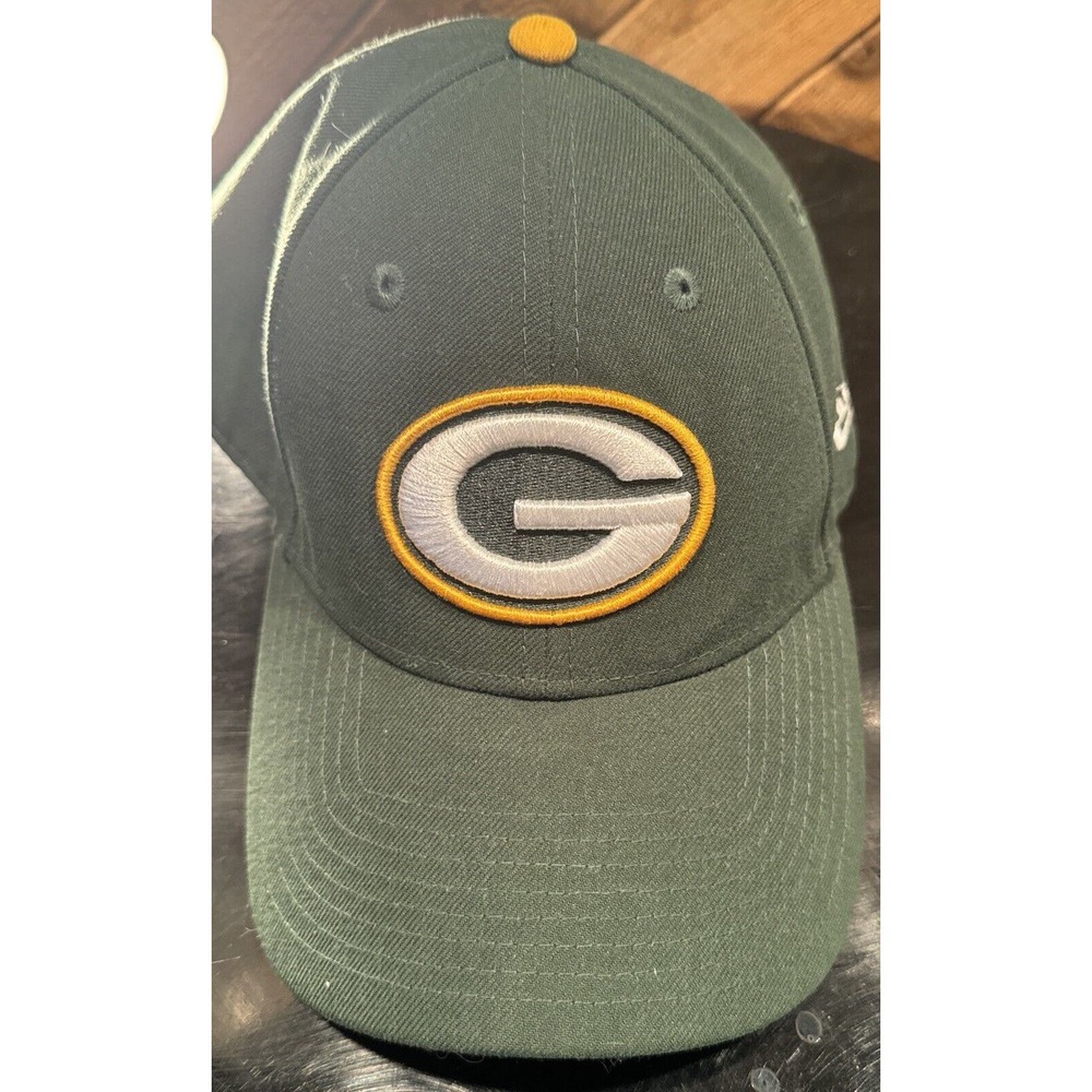 NFL Hat Cap Lid Green Bay‎ Packers 940 9Forty Green Yellow Logo Adjustable
